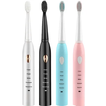 

Professional Sonic Brush Electric Toothbrushes for Adults 5 in 1 Smart Tooth Cleaner USB Charging Sonic Toothbrush