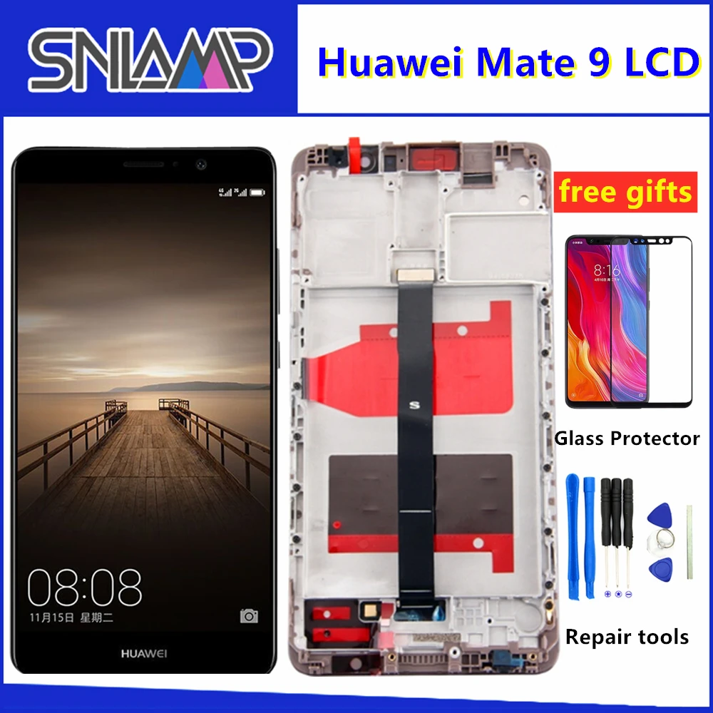 

5.9''Original Display For HUAWEI Mate 9 LCD Touch Screen Digitizer with Frame for Huawei Mate 9 LCD Screen MHA-L29 Replacement