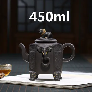 

Chinese Tea Set Teapot Yixing Zisha Clay Teapots Porcelain 450ml New Arrived High Quality With Gift Box Safe Packagin