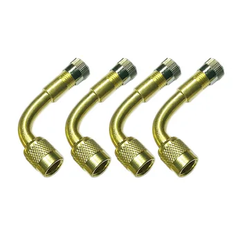 

1Pcs Car Motorcycle Tire Brass Valve 90 Degree Extension Tube Metal Valve Extension Rod Inflatable Nozzle Extension Tube