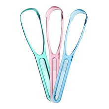 Пластиковый скребок для языка щетка для очистки языка гигиена полости рта язык свежего дыхания щетка для чистки полости рта инструмент для ухода за полостью рта