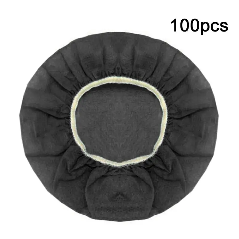 

100 Pcs Disposable Headphone Cover Non Woven Dustproof Sweatproof Cafes Ear Pad