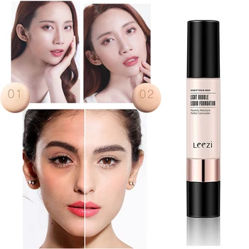 

Soft Matte Liquid Foundation Dry Skin Moisturizing Oil Control Full Cover Foundation Easy To Remove Makeup Foundation TSLM2