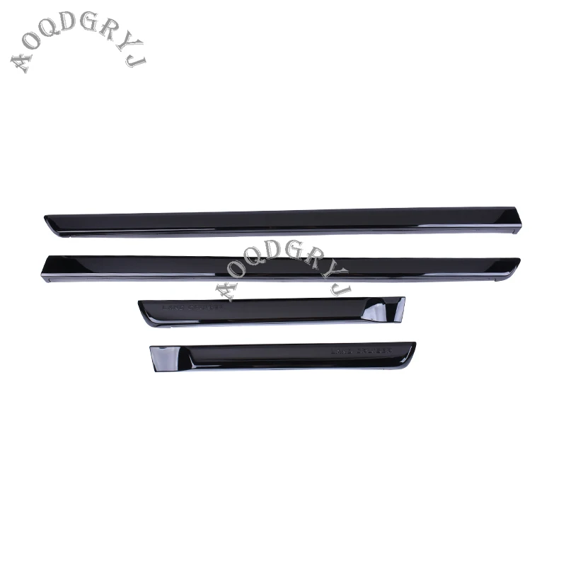 Глянцевая черная боковая панель двери корпус литья отделка декор для Toyota Land Cruiser LC200 2008