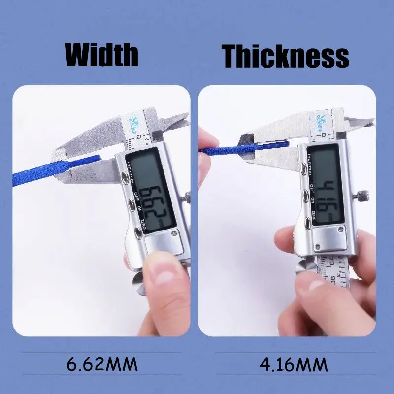 Versatile Round Non-Slip Wear-Resistant Shoelaces