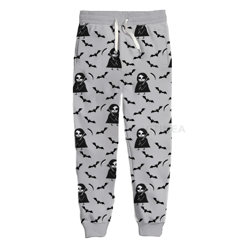 

New Fashion Holiday Graphic Spring Autumn Winter Hip Hop Casual Brand 3D Print Halloween Pants Polyester v12