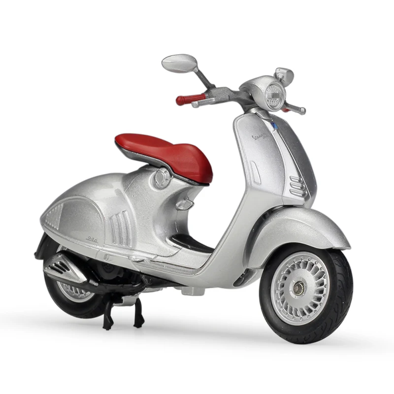 WELLY 1:18 2014 VESPA 946 литой мотоцикл модель гибкие вращающиеся колеса игрушка для детей