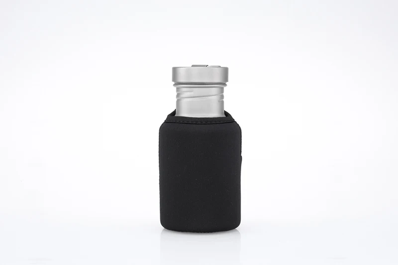 Титановая бутылка для воды портативные бутылки для воды для прогулок с сумкой для бутылок Ультралегкая Спортивная бутылка гидро фляга 400 мл