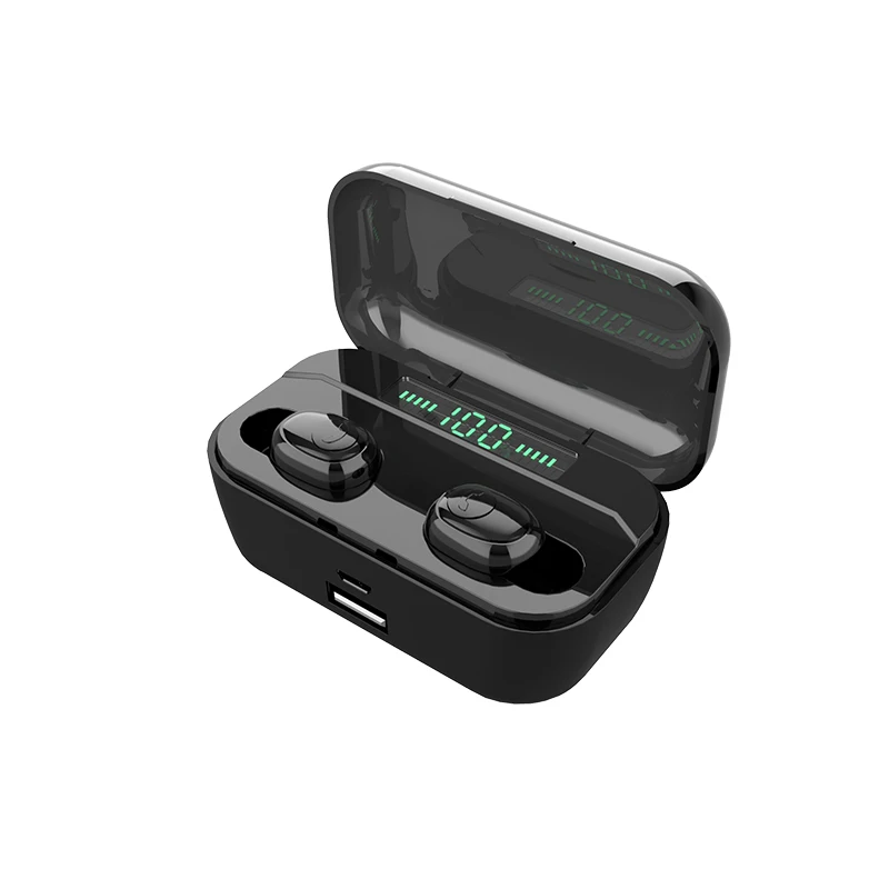 

Hifi Bluetooth 5.0 Wireless earphone Led Display Waterproof 2019 Stereo Wireless Headphone 3500mAh Support Phone Charging 1pc