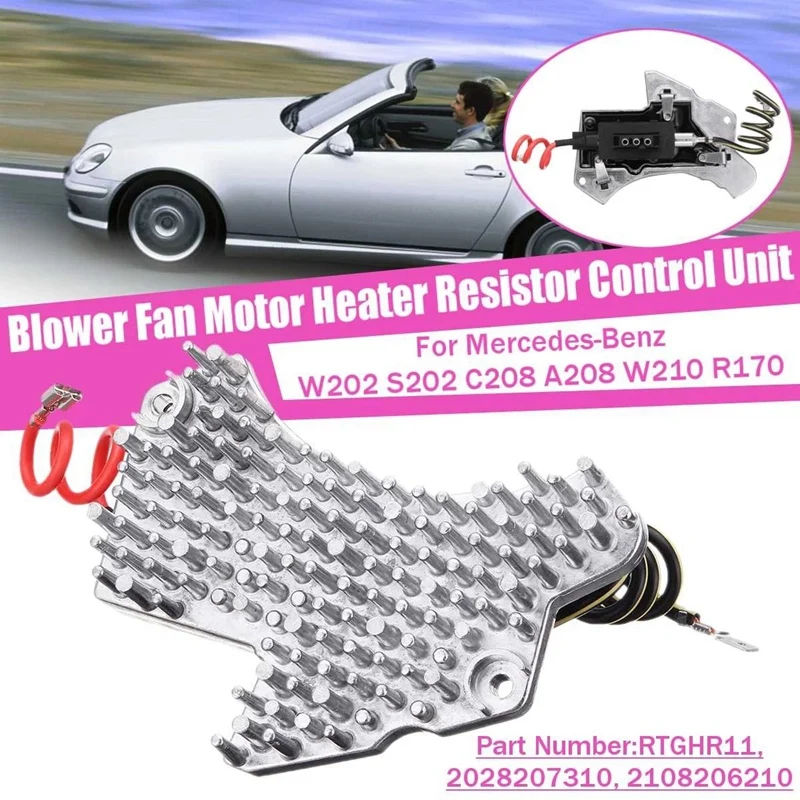 Heater AC Blower Motor Regulator Resistor 2108206210 2028207310 for