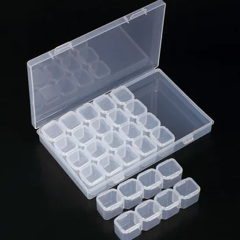 

4/8/28/56 slots diamond painting accessories box 5D holder storage broderie diamant case cross stitch sewing Tool