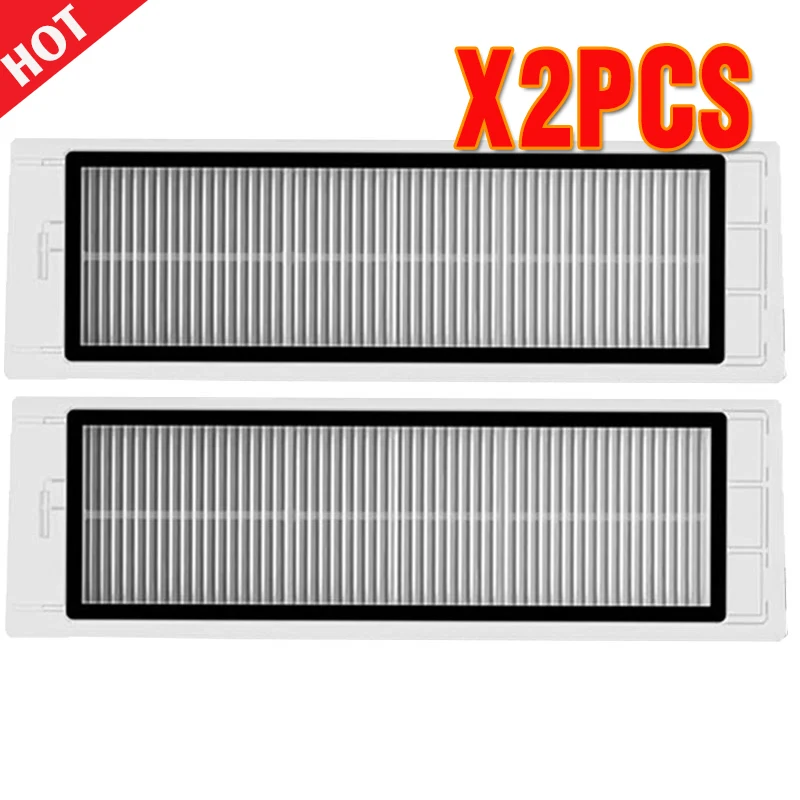 

2Pcs Suitable for XIAOMI Robot Vacuum Cleaner Roborock S50 S51 S55 Spare Parts Replacement Cleaning Framed HEPA Filter washable