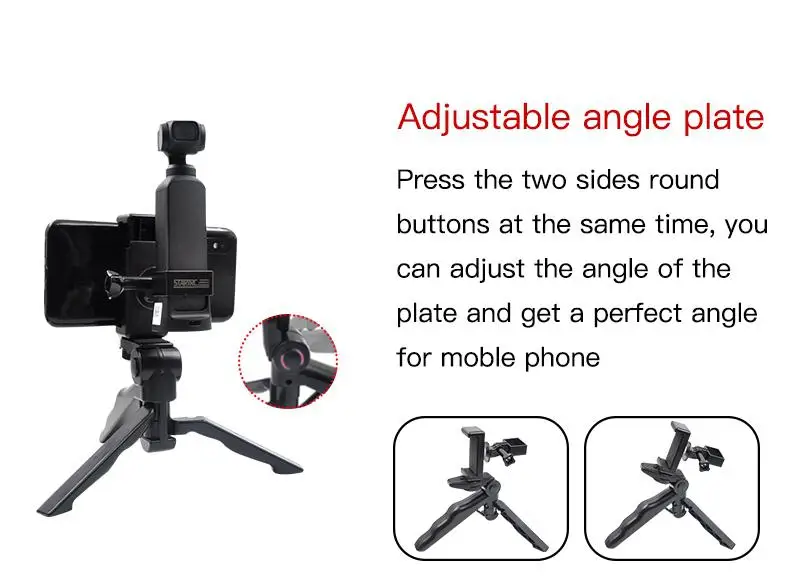 Gimbal камера OSMO Карманный расширительный набор аксессуаров/21 в 1 ручной экшн-крепления для фотоаппаратов Запчасти для DJI OSMO Карманный держатель
