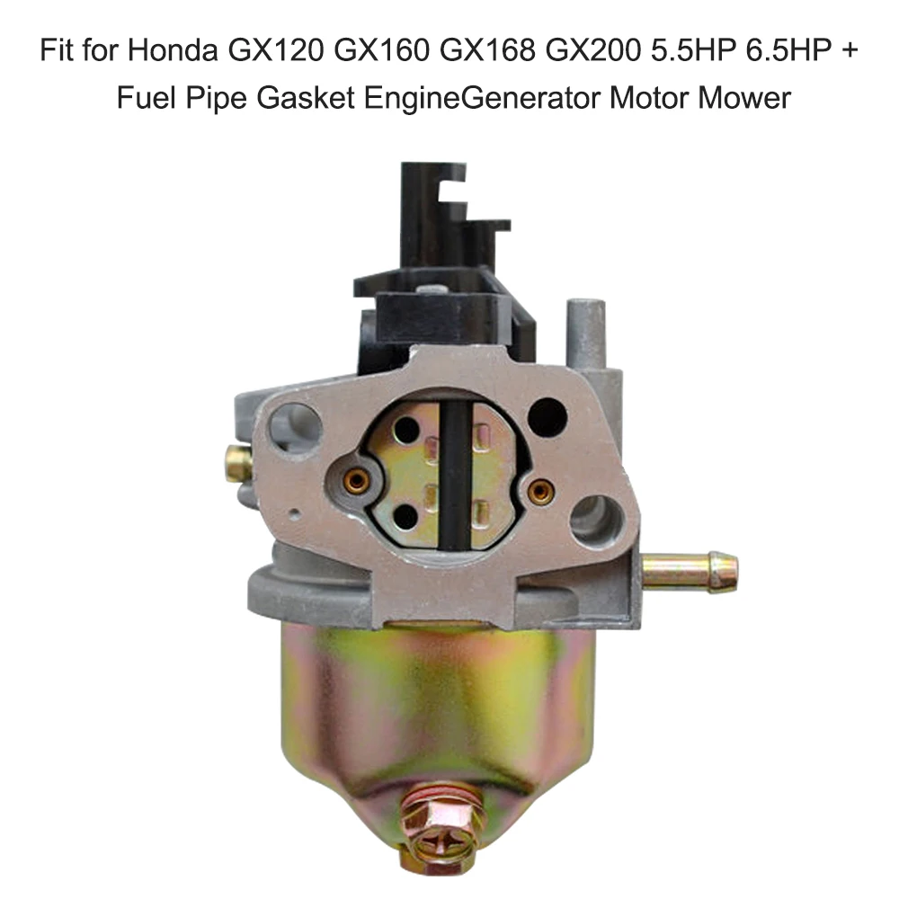 Карбюратор ПОДХОДИТ для Honda GX120 GX160 GX168 GX200 5.5HP 6.5HP+ Топливопровод прокладка инженерный генератор Двигатель косилка аксессуары