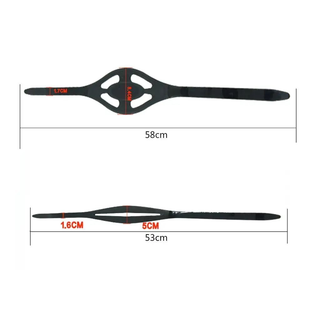 Diving Mask Strap Cover Silicone Scubaing Diving Mask Strap Cover Snorkeling Freediving Hair Protector for Outdoor Sports Accessories