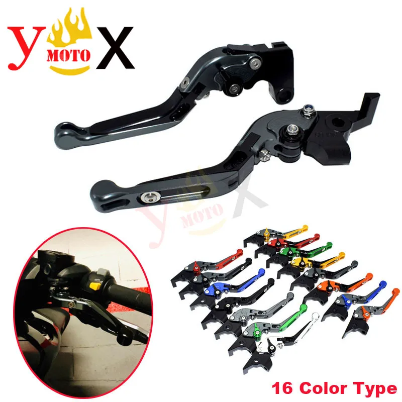 

CNC Folding Extendable Brake Clutch Levers For Ducati 821 MONSTER/Dark/Stripe 14-2016 HYPERMOTARD 821 939/Strada 13-16 Scrambler