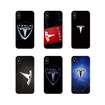 

Accessories Phone Shell Covers For Apple iPhone X XR XS 11Pro MAX 4S 5S 5C SE 6S 7 8 Plus ipod touch 5 6 luxury car Tesla Logo