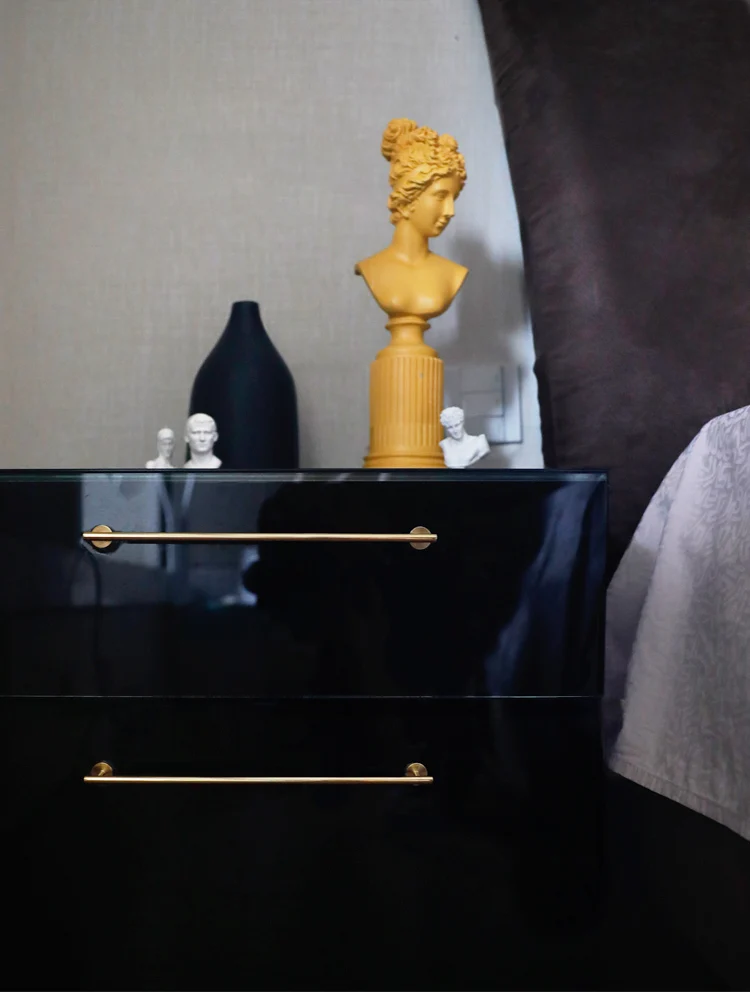 Polido Ouro, Gaveta Puxa, Armário De Cozinha, Móveis Hardware, 20