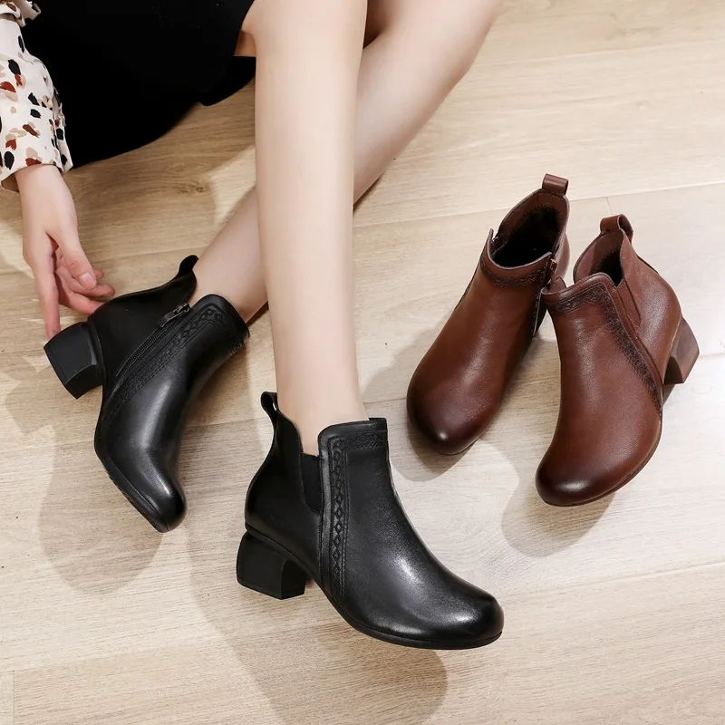 Snow Shoes Vintage Booties Women 