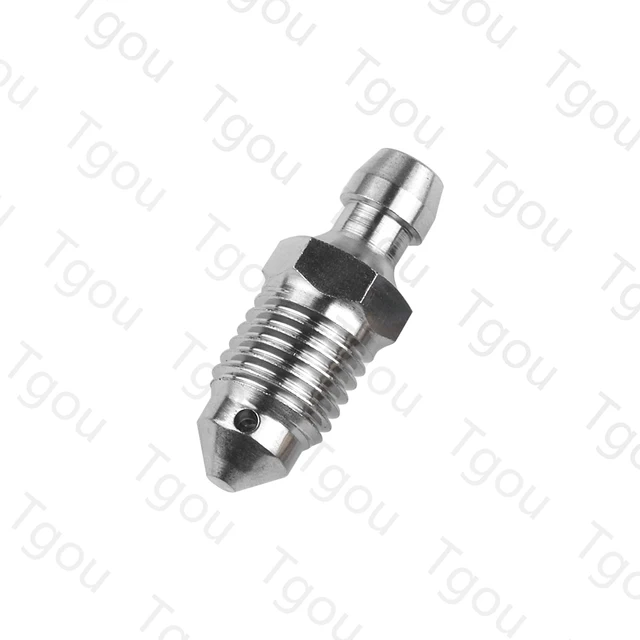 Tgou Titanium Bolt M8 M10 Pitch 1.0/1.25mm Motorcycle Brake Caliper Oil Drain Deflation Screws M10 Titanium