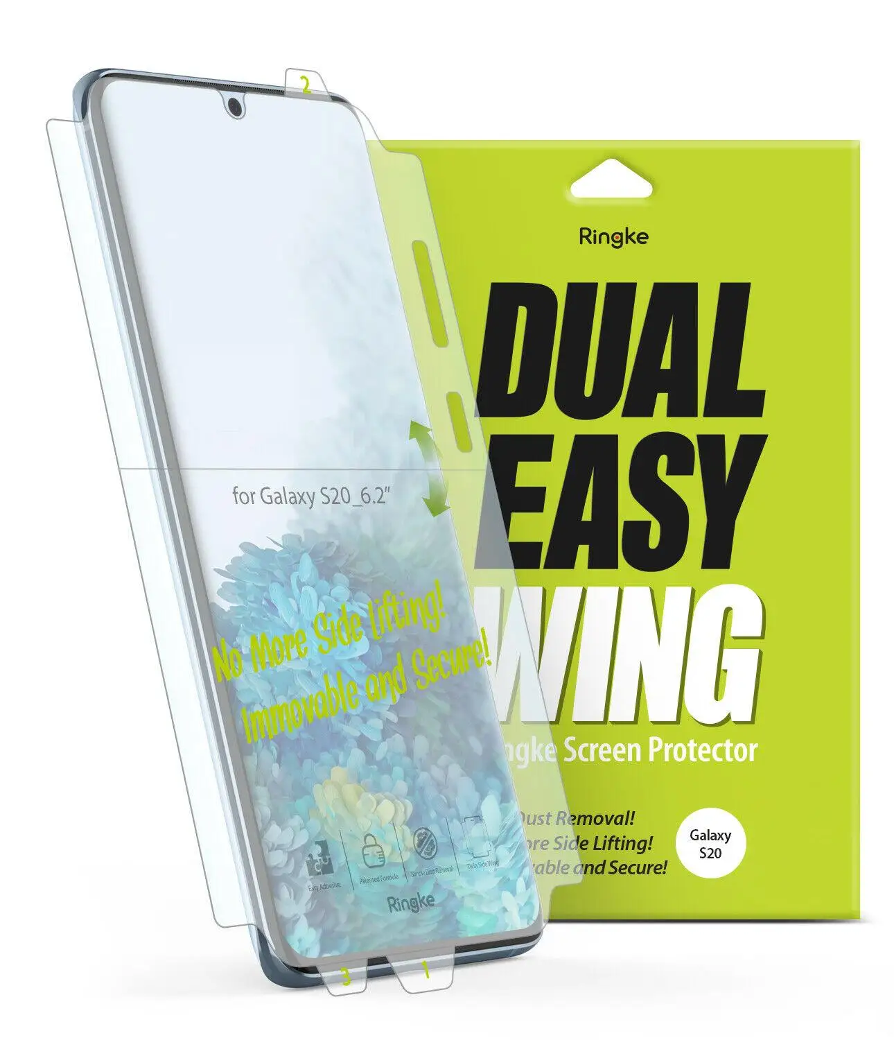 2 шт./упаковка Защитная пленка для экрана телефона Galaxy S20 Plus S20|Защитные стёкла и