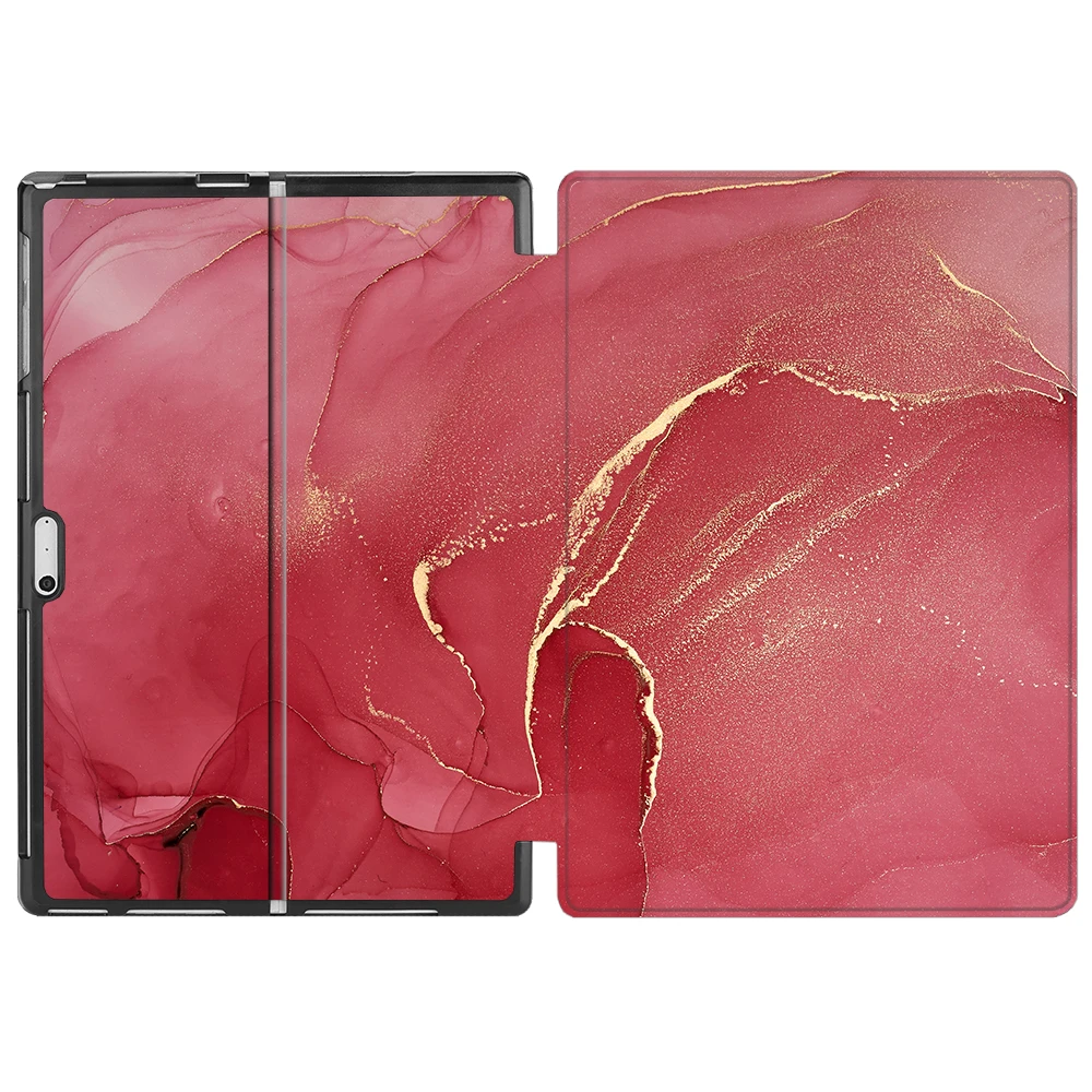 MTT мрамор из искусственной кожи чехол для microsoft Surface Pro 4 5 6 12,3 дюймов Funda Fold откидная подставка защитный чехол+ сумка для планшета - Цвет: MCS12