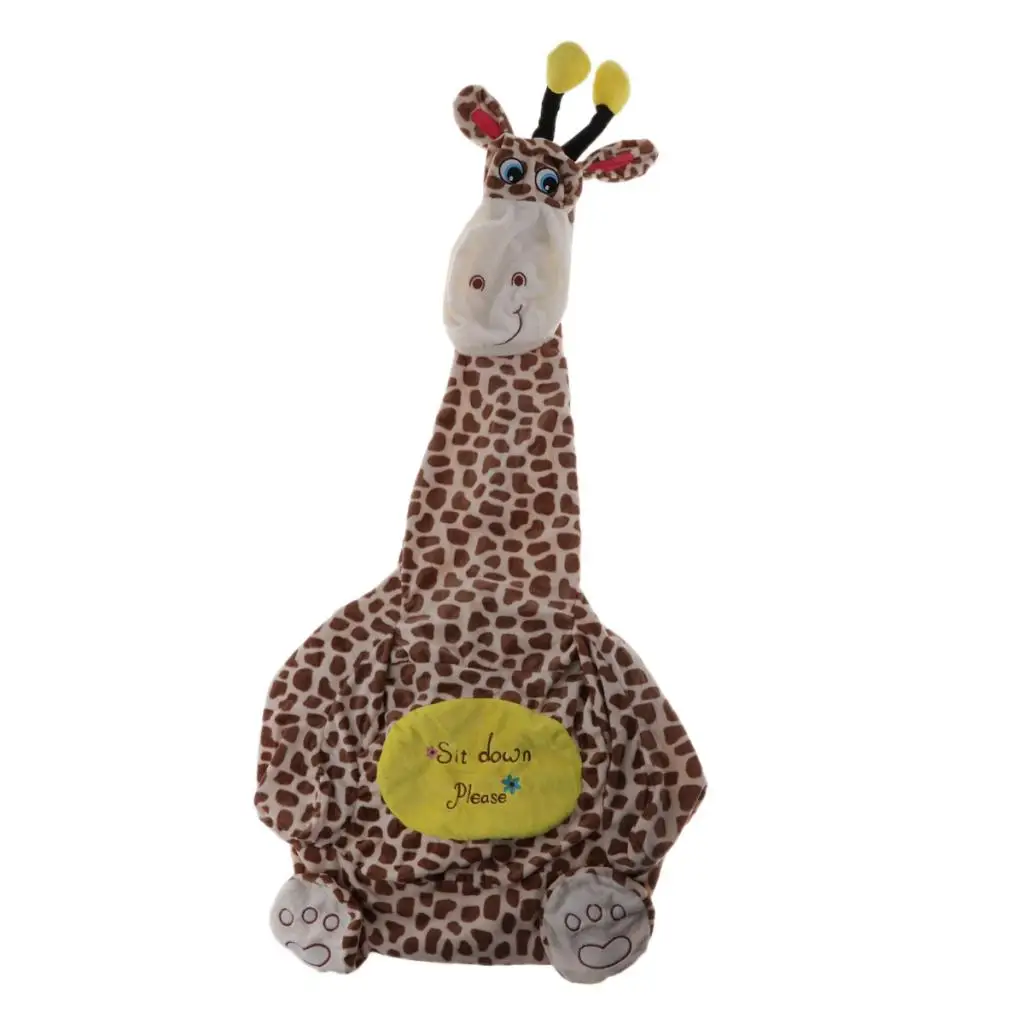 Cartoon Animal Kids Seat Sofa Cover Baby Chair Bean Bag Replacement Cover Giraffe Children Armchair Seat Sofa Kids Sofa