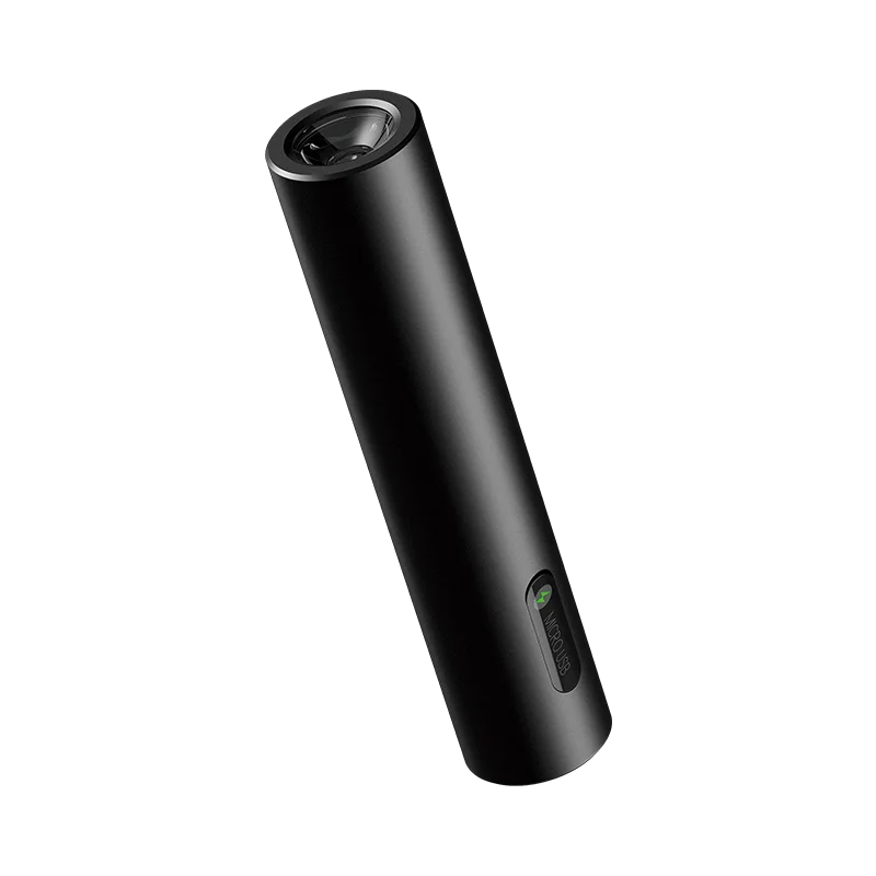 Black Xiaomi Beebest Metal Flashlight All Aluminum Alloy Lightweight Flashlight 300LM IPX7 Waterproof Multi-function Flashlight - Color: Black