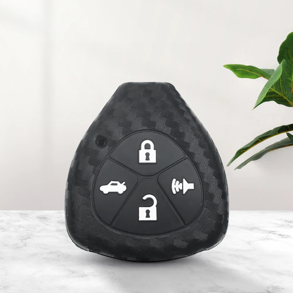 KEYYOU-portachiavi-Cover-in-Silicone-per-auto-portachiavi-in-Silicone-per-Toyota-Yaris-Tarago-Camry-Corolla.jpg Cover chiave telecomando per Toyota Yaris Tarago Camry Corolla RAV4 corona Avalon Venza 2/3/4BTN Cove - KEYYOU portachiavi Cover in Silicone per auto portachiavi in Silicone per Toyota Yaris Tarago Camry Corolla