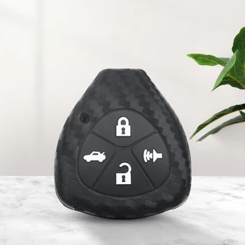 Cover chiave telecomando per Toyota Yaris Tarago Camry Corolla RAV4 corona Avalon Venza 2/3/4BTN Cove - KEYYOU portachiavi Cover in Silicone per auto portachiavi in Silicone per Toyota Yaris Tarago Camry