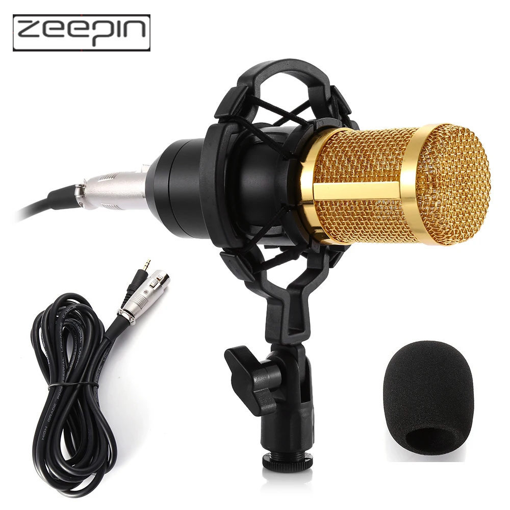 ZEEPIN BM800 динамический Конденсатор проводной звукозаписывающий Микрофон