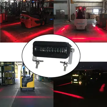 

6” Red 9 LED Warning Lamp Security Indicator Lights for Warehouse Forklift Truck