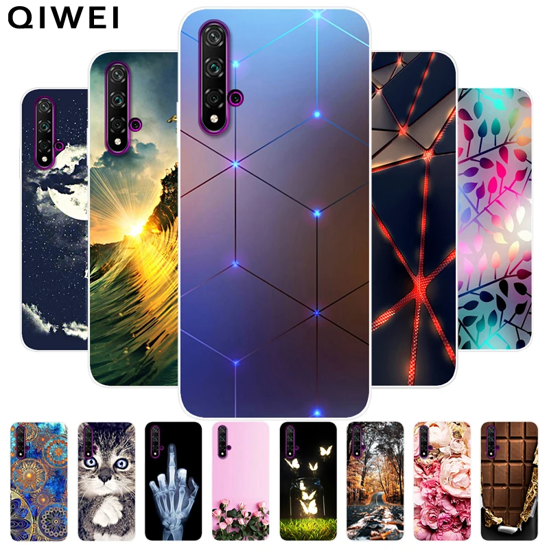 Чехол для Huawei nova 5 T Модный милый мягкий ТПУ чехол накладка Nova Nova5T чехлы телефонов