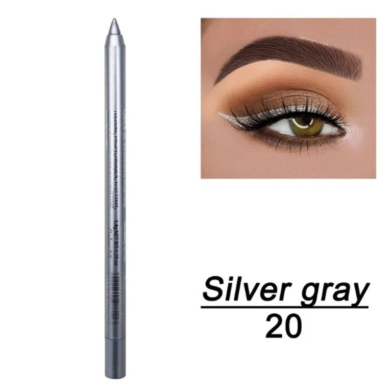 Водостойкий макияж для глаз, неоновая цветная жидкая подводка для глаз, ручка для макияжа, косметика, стойкий черный карандаш для глаз, инструменты TSLM1 - Цвет: 20