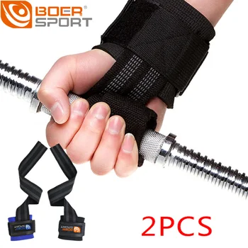 

2PCS BOER Weight Lifting Training Gym Straps Hand Bar Wrist Support Gloves Wraps Thickened EVA Wrist Cushion