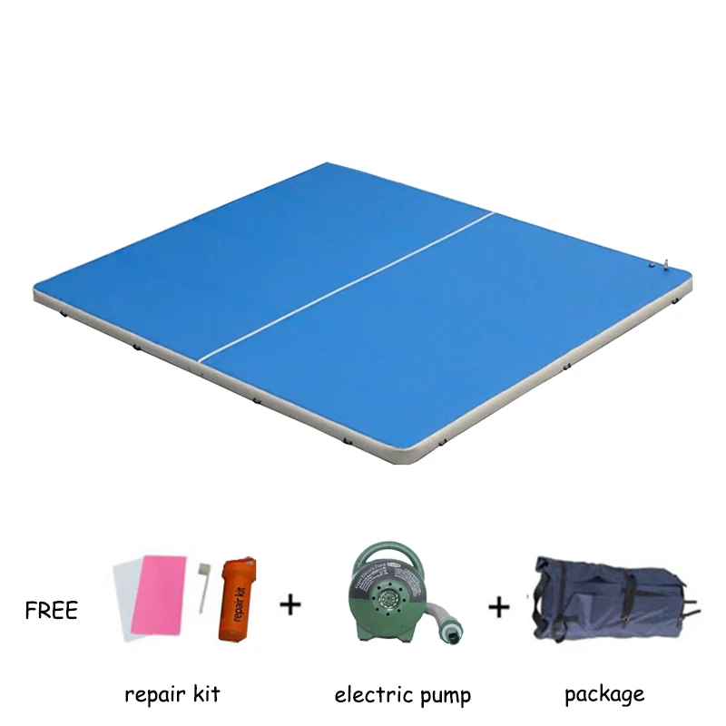 1 2 3m Square Inflatable Trampoline Air Track Yoga Mat Gymnastics