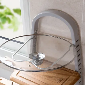 

2020Hot Kitchen Organizer Pots Storage Rack Holder Shelf Cookware Pan Lid Pot Holders Rack Stand Kitchen Accessories