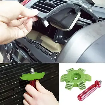 

Cleaning Tool 6 Size Car Air Conditioner Radiator Condenser Fin Straightener Comb Cleaner Compact Design Car Accessories Plastic