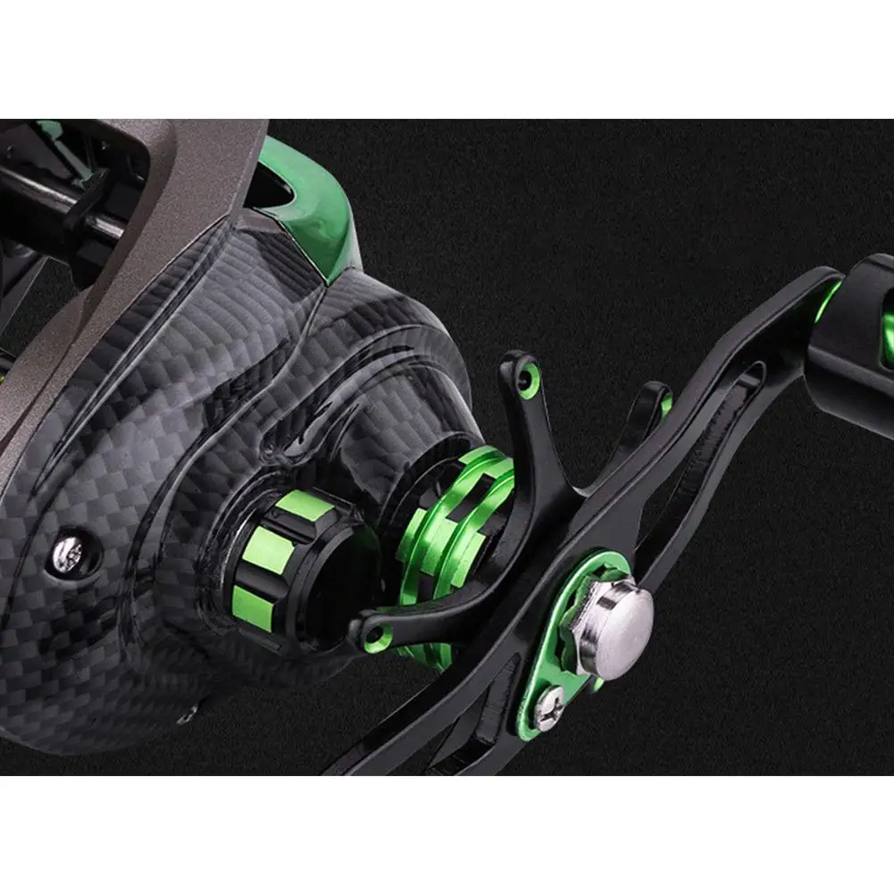 Professional Lure Low-Profile Reel Double Brake Speed Ratio 7.1:1 Fishing Reel Anti Seawater Fishing Force 6kg Fishing Reels