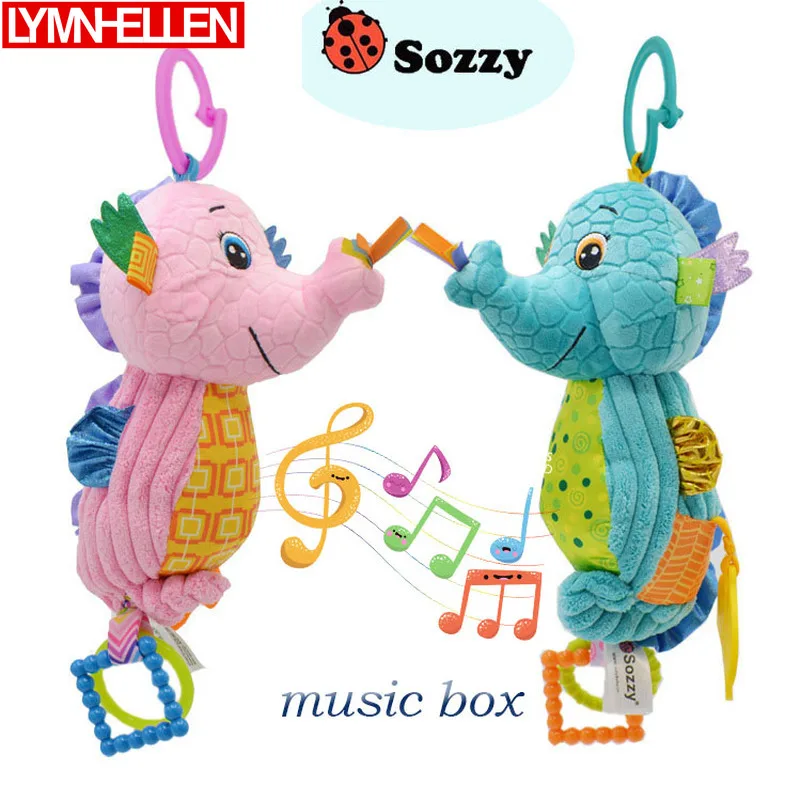 

Soft Baby Toys 0-18 Months musical Toy kids sensory Education Toys For newborns toddler Bed Bell rattles Music box