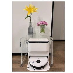Table d'appoint arcylique pour salon, Console de rangement pour café Xiaomi Mi Robot aspirateur 