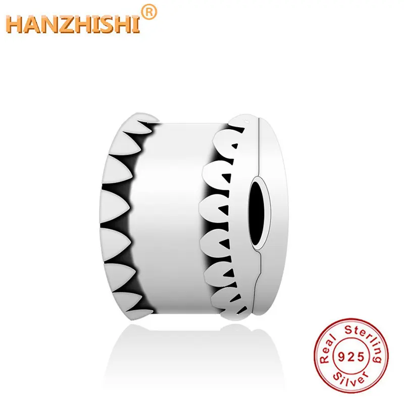 

DIY Jewelry Beads High Quality 925 Sterling Silver Stopper Classic Heart Clip Charms Fit Original Pandora Charm Bracelet Gift