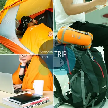 

Ultra-light Small-sized Strong Resistant Waterproof Spring Autumn Envelope Shap Sleeping Bag For Trekking Hiking Travel
