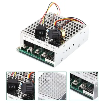 

High Quality Multifunction 10V-55V 60A DC Motor Speed Controller Governor Reversing Direction Switch With Digital Display
