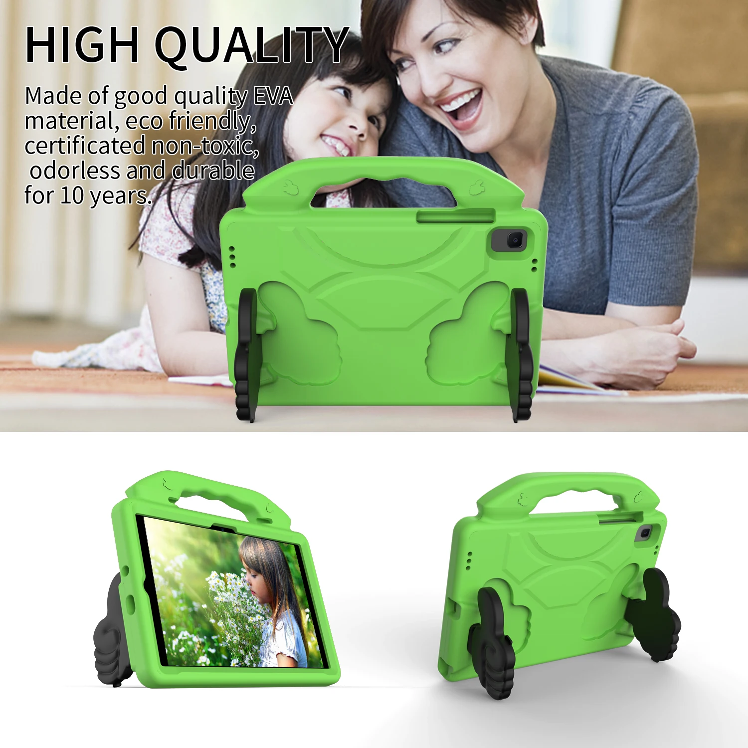 crianças eva segura lidar com caso para lenovo tab hd plus capa
