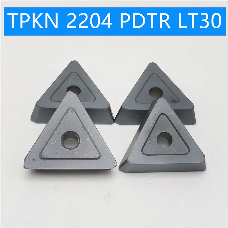 

20PCS TPKN2204PDTR LT30 Carbide Insert Turning Tool Turning Milling Cutter CNC Cutting Tool Slot Cutting TPKN2204 LT30