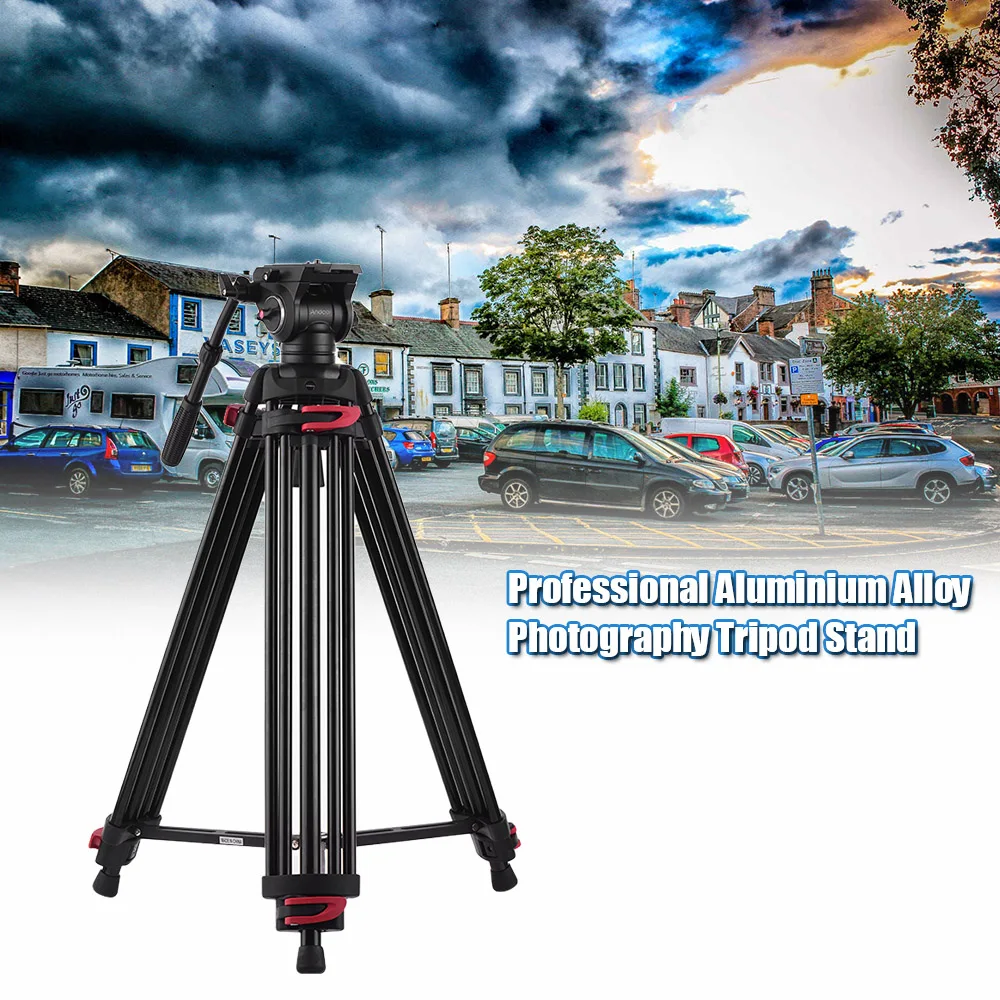 Andoer XTK-8018 Профессиональный штатив из алюминиевого сплава для камеры Canon Nikon sony DSLR camera s Camcorder штатив 180 см Макс. Высота