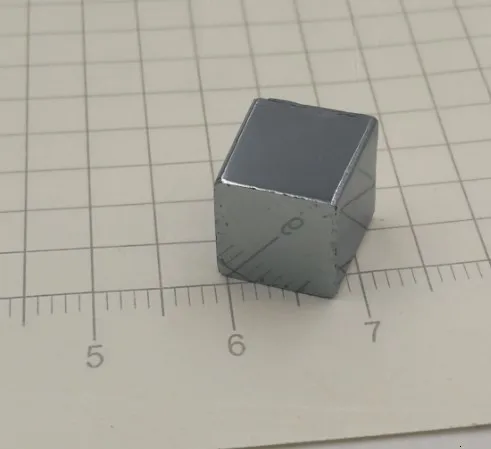 Благородный металл 10 мм Osmium куб высокой чистоты Os блок плотность самая твердая сталь в природе коллекции элементов