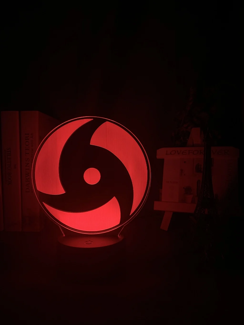 Светодиодный ночник Наруто мангкё Sharingan Naka японский аниме украшение комнаты для