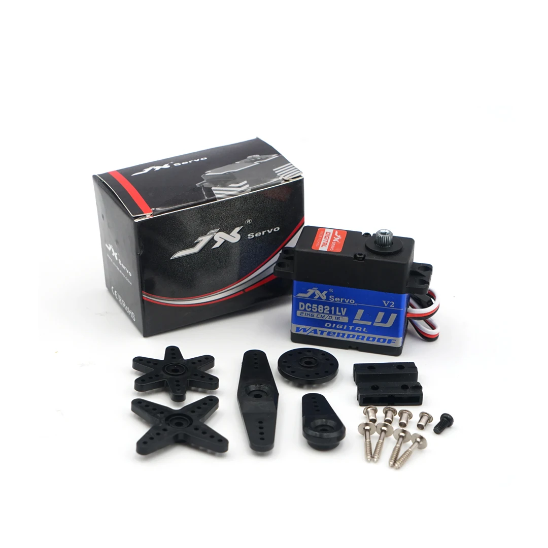 DC5821LV V2 Водонепроницаемый JX servo 21 кг металлическими шестернями и высоким крутящим